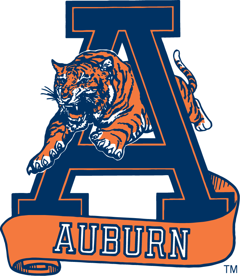 Auburn Tigers 1985-1997 Secondary Logo diy DTF decal sticker